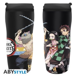 ABYSTYLE DEMON SLAYER - Tazza da viaggio: "Characters Strip Patterns"