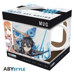 ABYSTYLE SWORD ART ONLINE - Tazza 320ml : " Asuna & Kirito Swords"