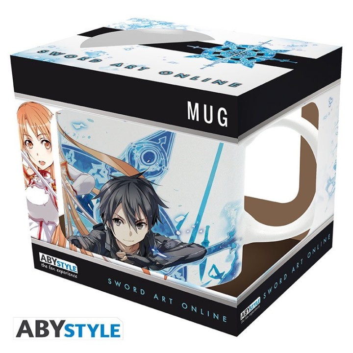 ABYSTYLE SWORD ART ONLINE - Tazza 320ml : " Asuna & Kirito Swords"