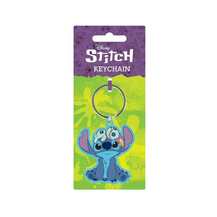 PYRAMID LILO & STITCH (STITCH & SCRUMP) PVC PORTACHIAVI