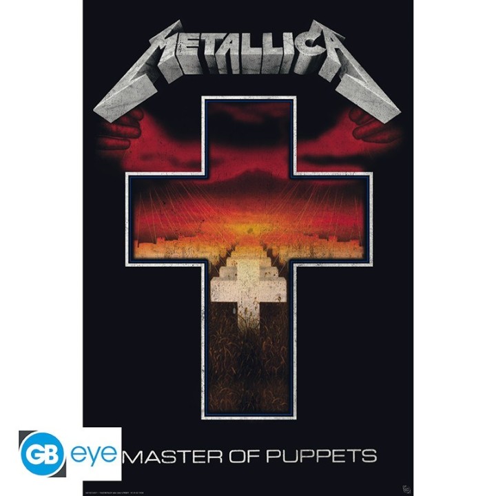 ABYSTYLE METALLICA - Poster grande: "Master of Puppets Album Cover" (91.5x61)