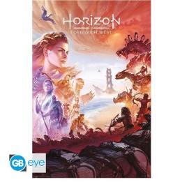 ABYSTYLE HORIZON RAW MATERIALS - Poster grende: "Forbidden West Key Art" (91.5x61)
