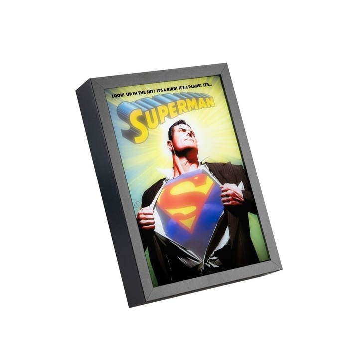 ERIK. STAMPA LED INCORNICIATA DC COMICS SUPERMAN