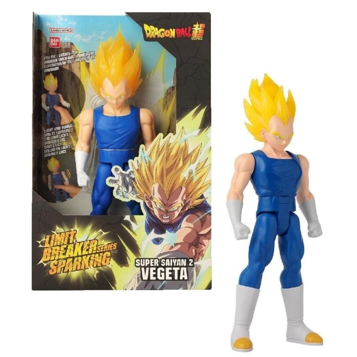 BANDAI RED Dragon Ball: Limit Breaker Sparking - Vegeta Super Sayan 2 30cm