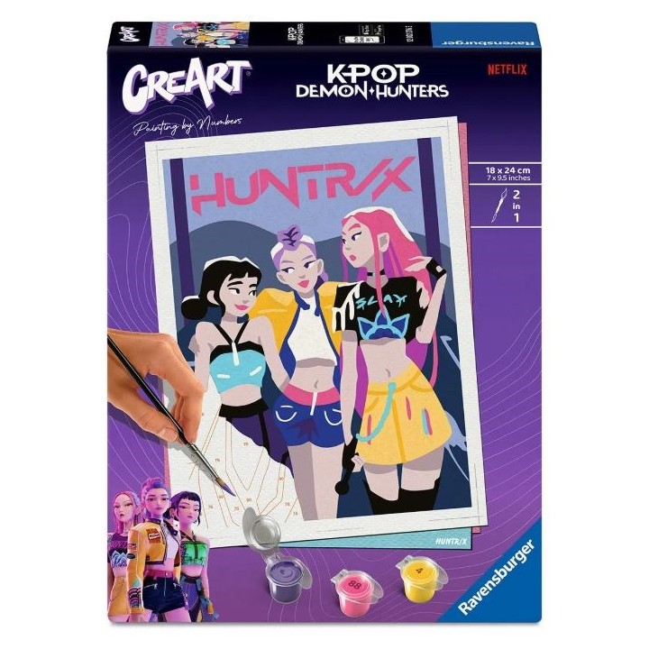 RAVENSBURGER CreArt Adulti Serie Trend D licensed - K-Pop Demon Hunters