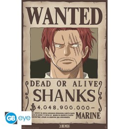 ABYSTYLE ONE PIECE - Poster Maxi (91.5x61): "Wanted Shanks"