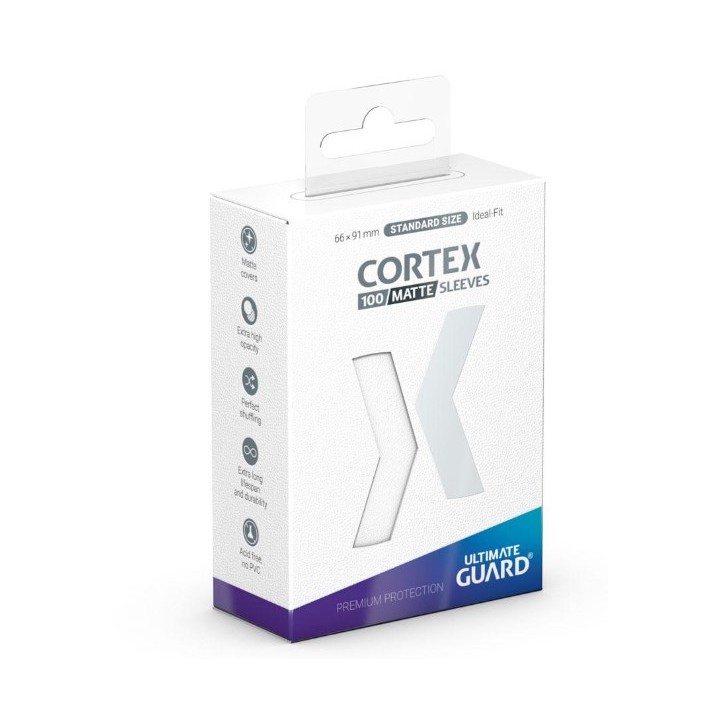 ULTIMATE GUARD Cortex Sleeves Standard Size Matte White (100)