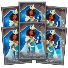 RAVENSBURGER Disney: Lorcana - Set 5 Cieli Scintillanti - 65 Bustine Protettive - Tiana - Celebrating Princess