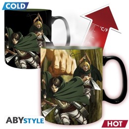 ABYSTYLE ATTACK ON TITAN - Tazza termosensibile 460 ml: "Titan Eren"