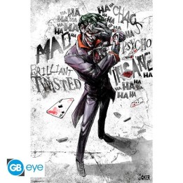 ABYSTYLE DC COMICS - Poster grande: "Joker Type" (91.5x61)