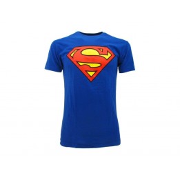 SUPERMAN LOGO T-shirt S blue