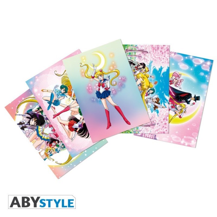 ABYSTYLE SAILOR MOON - Set Cartoline1 x5 (14,8x10,5)