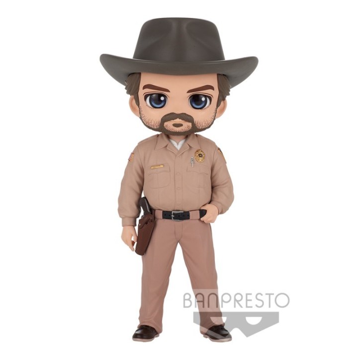BANPRESTO 17888 - Stranger Things - Q Posket - Hopper (Normal Color Ver.) - Figure 15Cm