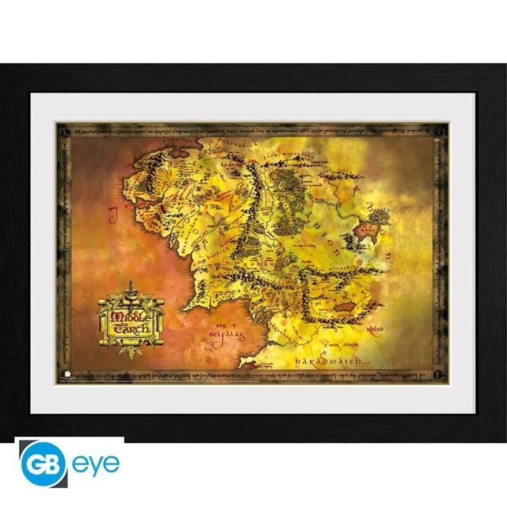 ABYSTYLE The Lord Of The Ring - Poster incorniciato : "Middle Earth"