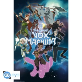 ABYSTYLE THE LEGEND OF VOX MACHINA - Poster grande: "Characters" 91.5x61
