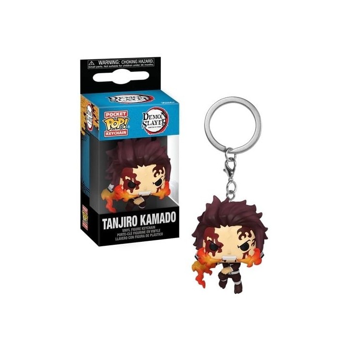 FUNKO POP Keychain: Demon Slayer- Tanjiro(Dancing Flash)