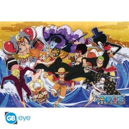 ABYSTYLE ONE PIECE - Poster Maxi (91.5x61): "The crew in Wano Country"