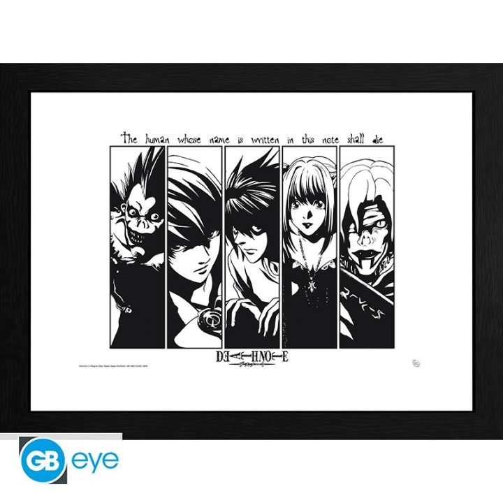 ABYSTYLE DEATH NOTE - Poster incorniciato "Usual Suspects" (30x40)