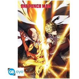 ABYSTYLE ONE PUNCH MAN - Poster Maxi 91.5x61 : "Saitama & Genos"