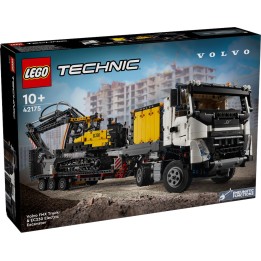 LEGO 42175 TECHNIC - Autocarro Volvo FMX ed Escavatore elettrico EC230