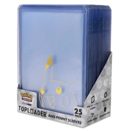 ULTRA PRO Toploader and Penny Sleeves Combo Pack Pokemon - Pikachu