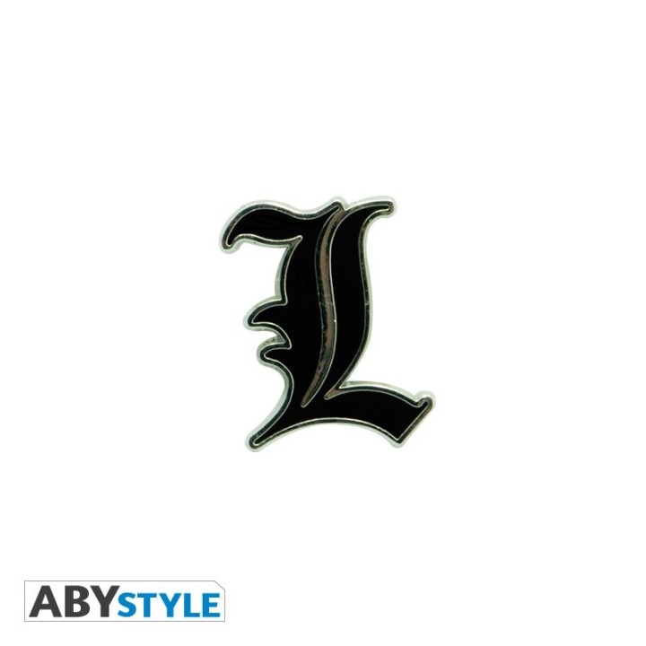 ABYSTYLE DEATH NOTE - Spilla: "L"