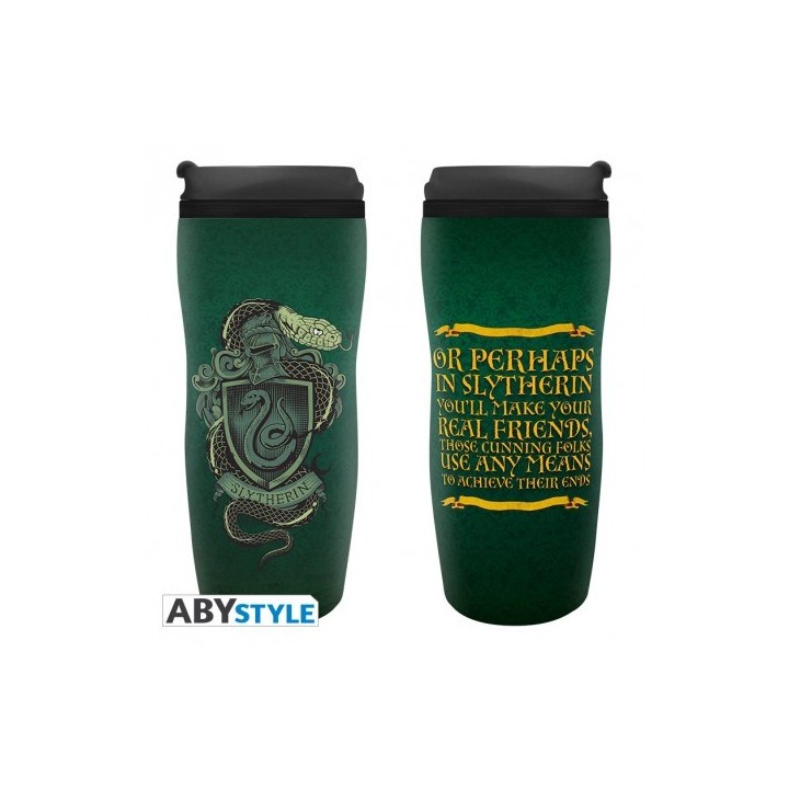 ABYSTYLE HARRY POTTER - Tazza da viaggio: Serpeverde