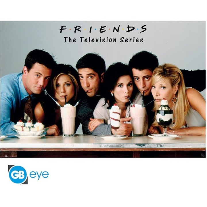 ABYSTYLE FRIENDS - Poster Maxi 91.5x61 :" Milkshake"