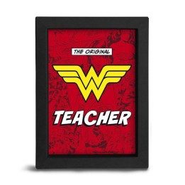 ABYSTYLE Wonder Woman - Poster incorniciato: "THE ORIGINAL "W" TEACHER"