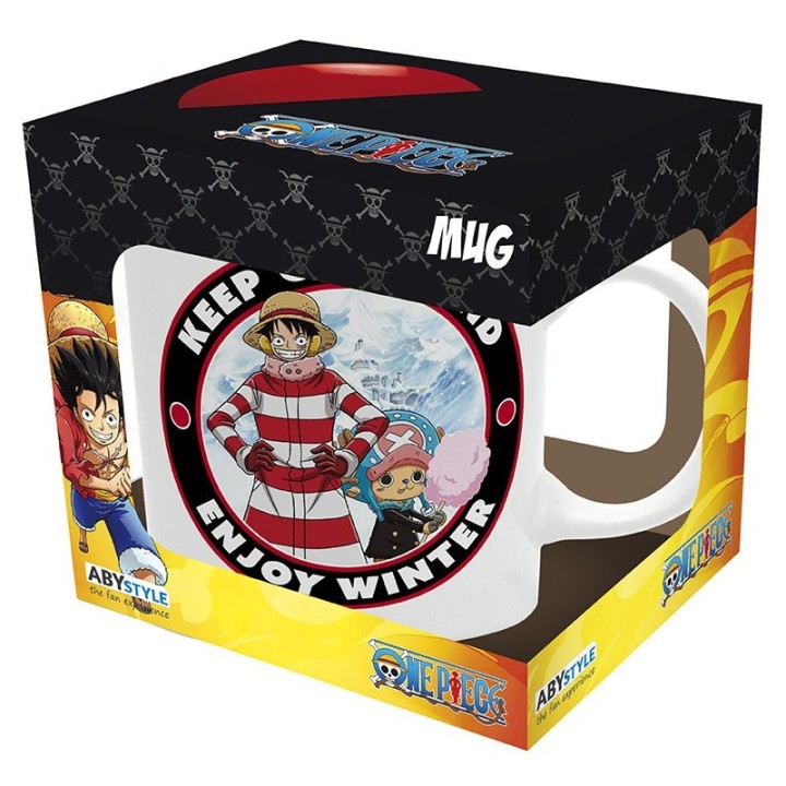 ABYSTYLE ONE PIECE - Tazza 320ml : " KEEP CALM AND ENJOY WINTER"