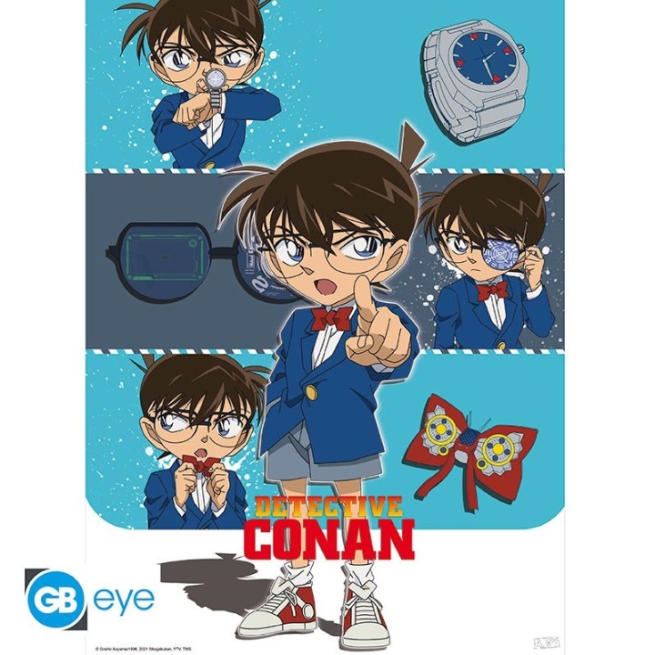 ABYSTYLE DETECTIVE CONAN - Poster 52x38 :" Conan"
