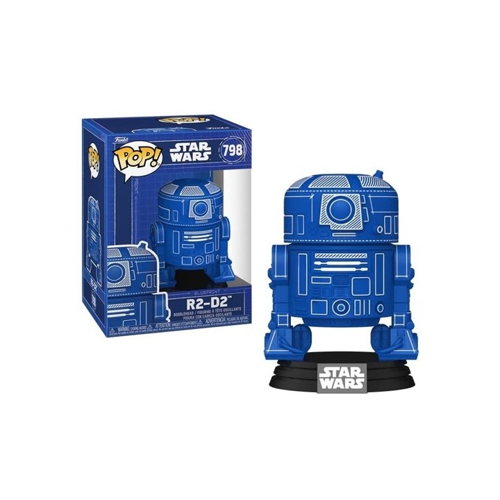 FUNKO POP Star Wars: Star Wars S11- R2-D2 Blue Print concept 9 cm