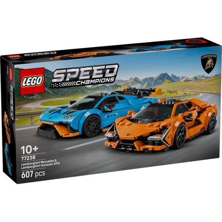 LEGO 77238 Speed Champions - Lamborghini Revuelto e Huracán STO