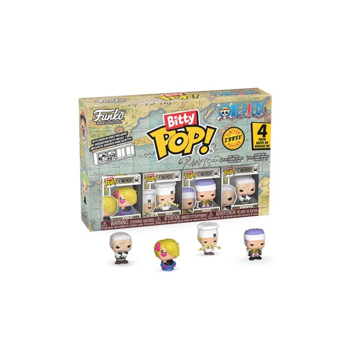 FUNKO Bitty POP: One Piece- Sanji 4pk