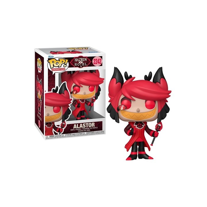 FUNKO POP Animation: Hazbin Hotel - 2242 Alastor With Chase 9cm (REPRINT 10/26)