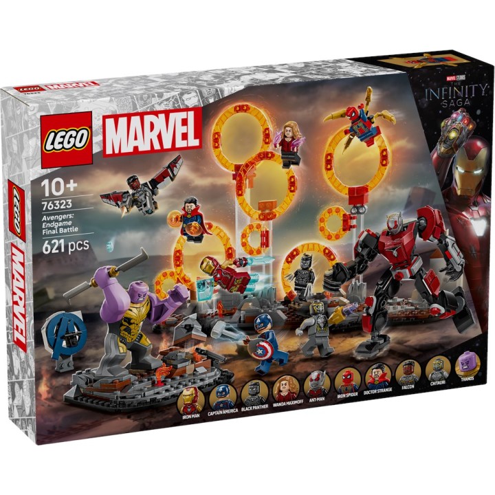 LEGO 76323 SUPER HEROES MARVEL - Avengers: Endgame La battaglia finale