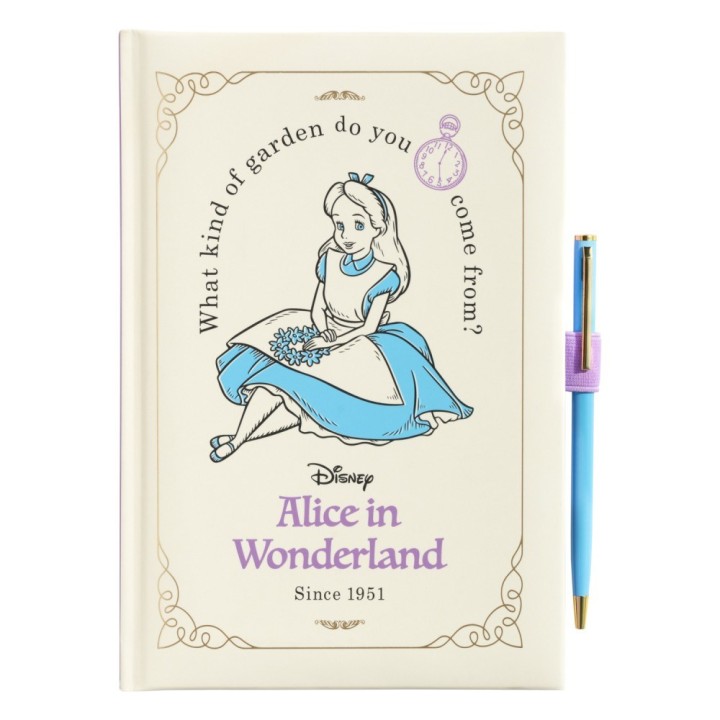 ERIK.QUADERNO PREMIUM A5 CON PENNA DISNEY ALICE NEL PAESE DELLE MERAVIGLIE
