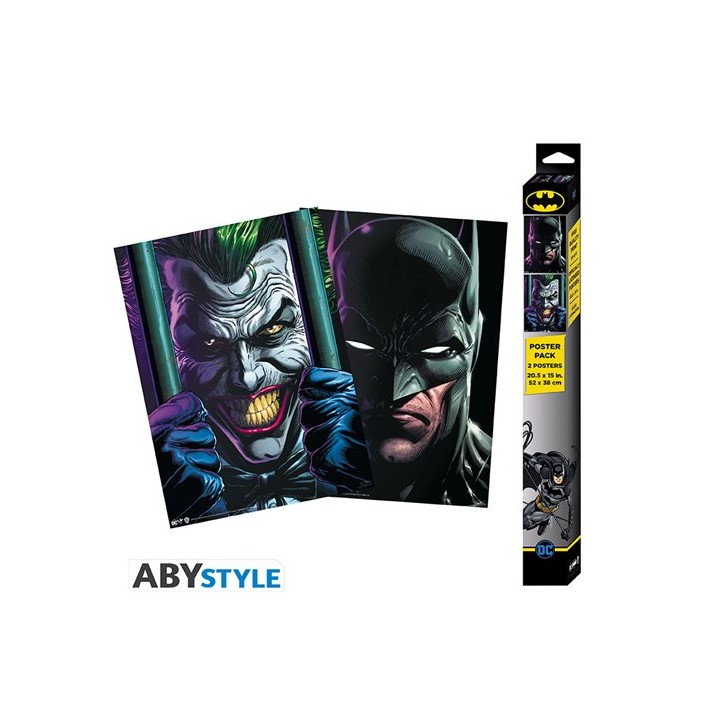 ABYSTYLE DC COMICS - Set 2 Poster: "Batman and Joker" (52 x 38)
