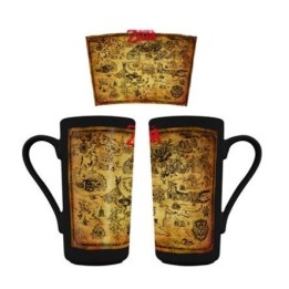PYRAMID THE LEGEND OF ZELDA (BLACK & GOLD MAP) GRANDE MUG