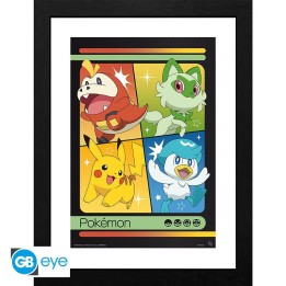 ABYSTYLE POKEMON - Poster incorniciato: "Scarlet & Violet Starters" (30x40)