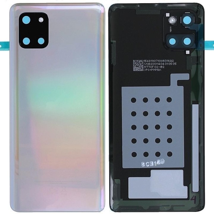 COVER POSTERIORE PER SAMSUNG GALAXY NOTE 10 LITE N770F ARGENTO