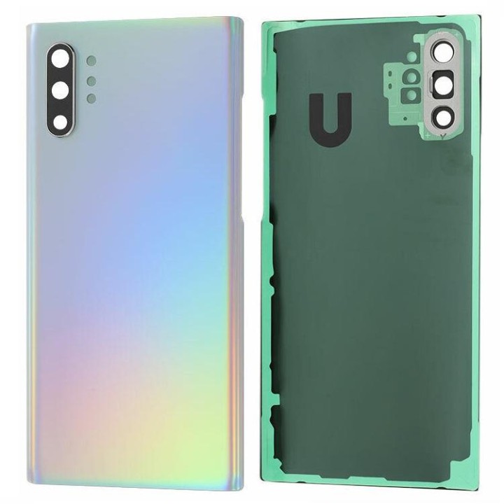 COVER POSTERIORE PER SAMSUNG GALAXY NOTE 10 PLUS N975F ARGENTO