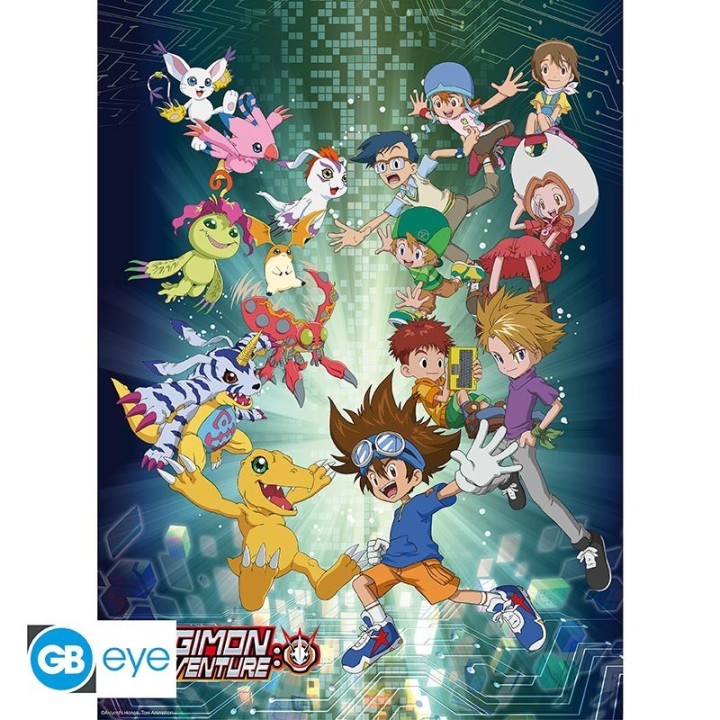 ABYSTYLE DIGIMON - Poster piccolo: "Digi-World" (52x38)