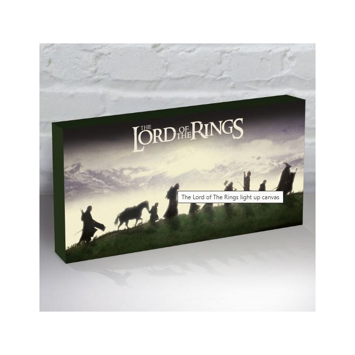 PYRAMID - LORD OF THE RINGS (THE OATHBREAKERS) LETTERBOX LIGHT UP CANVAS