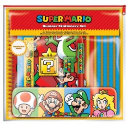 PYRAMID SUPER MARIO (CORE COLOUR BLOCK) BUMPER STATIONERY SET