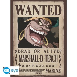 ABYSTYLE ONE PIECE - Poster: "Wanted Blackbeard" (52x38)
