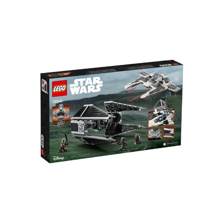 LEGO 75348 Star Wars - Fang Fighter mandaloriano vs TIE Interceptor