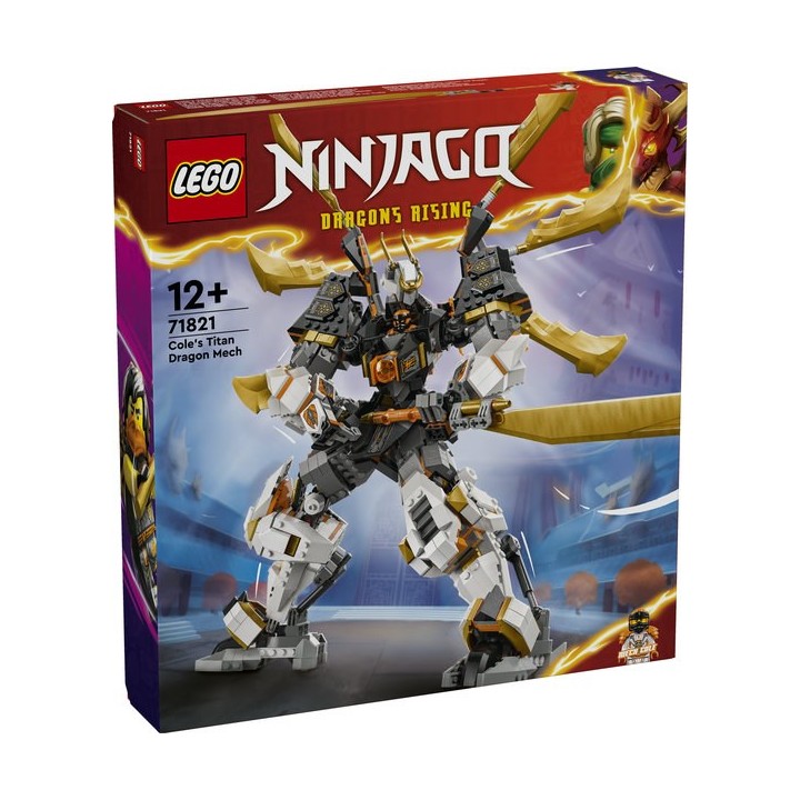 LEGO 71821 Mech drago titanio di Cole