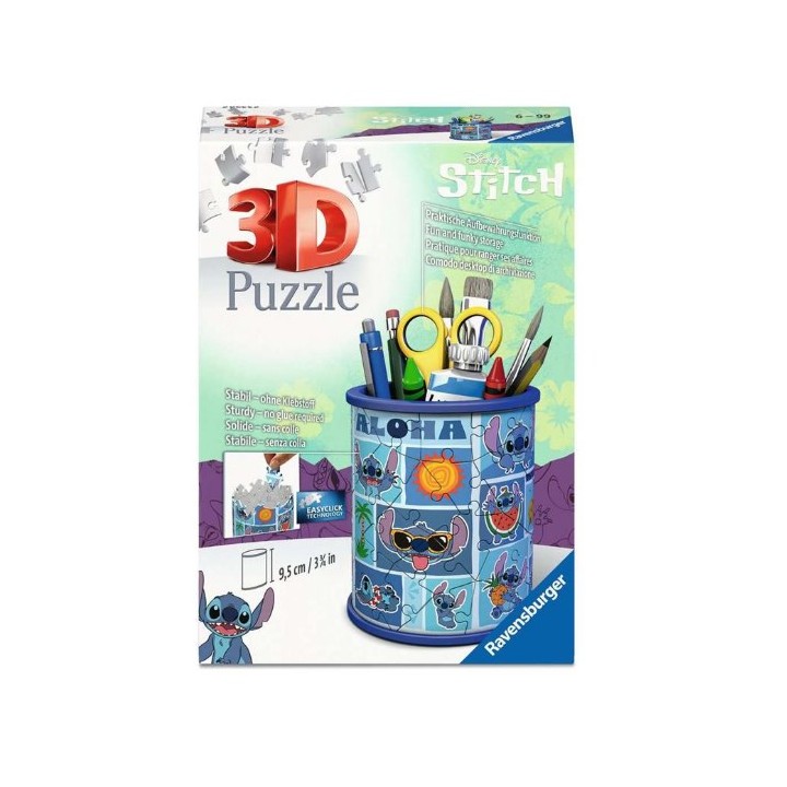 RAVENSBURGER Puzzle 3D Pencil Cup Disney Stitch