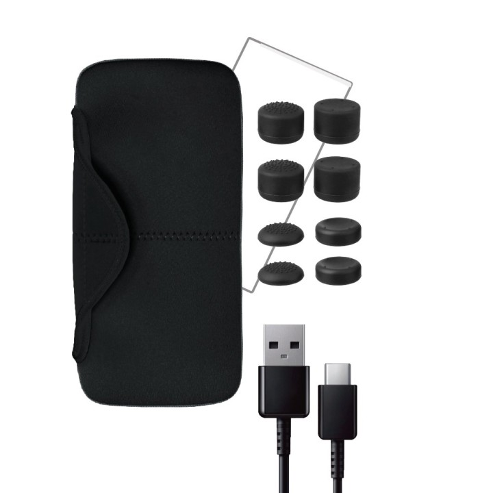 XTREME kit bag soft- 8 thumbstick-lente protezione- cavo type c